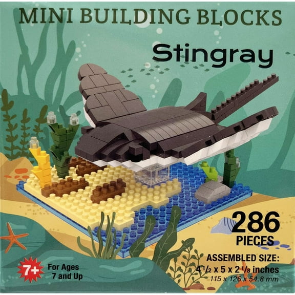 Islander Group Hawaiian Collectible Plastic Mini Building Blocks Stingray