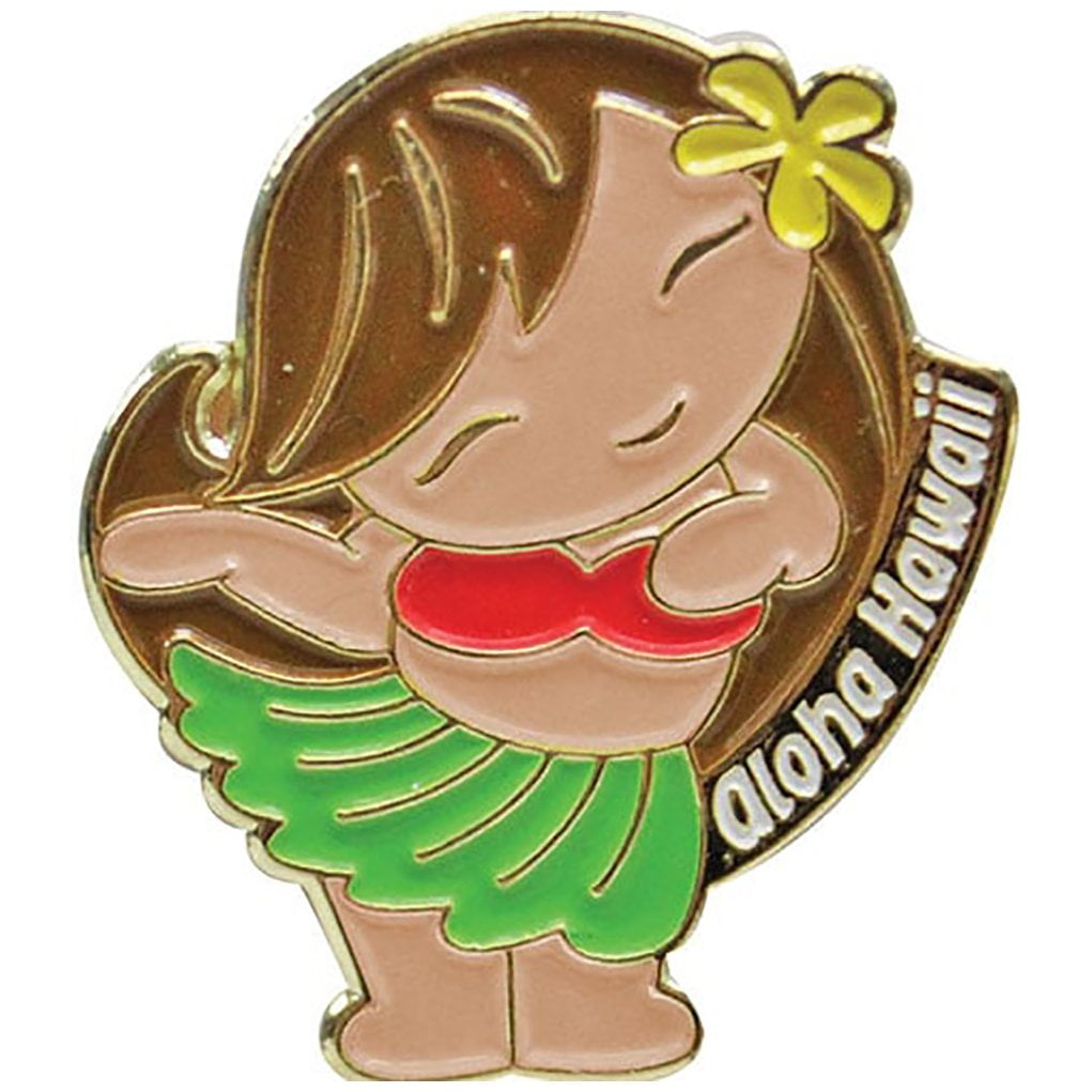 The Islander Group Hawaiian Hula Girl Souvenir Pin
