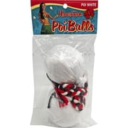 The Islander Group Hawaiian Hula Implement Maori Poi Balls, White