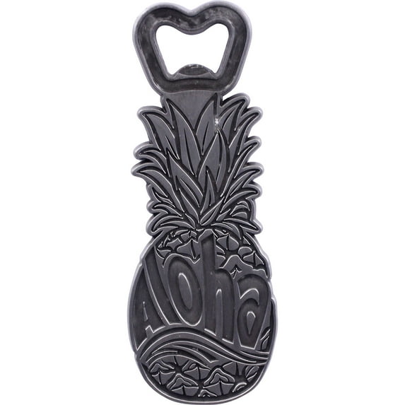Islander Hawaiian-Themed Magnetic Metal Bottle Opener (Choose Design)