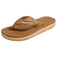 thumbnail image 1 of Islander Men Women All-Weather Comfortable Beach Flip-Flop Sandals Slippers - Brown - M6/W8, 1 of 5