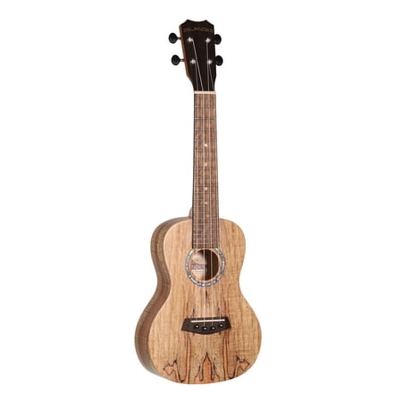 Islander Traditional Concert Ukulele with Spalted Maple Top - MAC-4