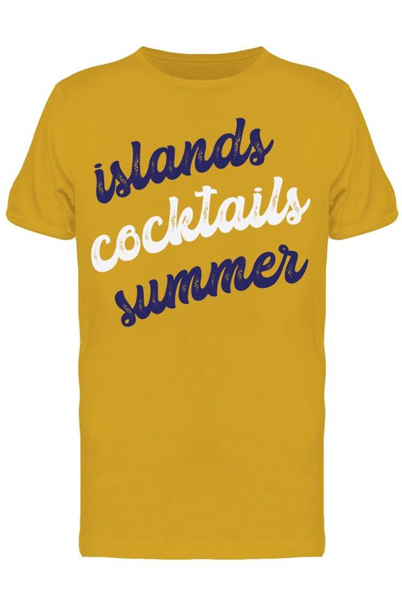 Islands Cocktails Summer Men's T-shirt