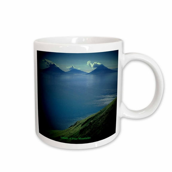 3drose, Islands of Four Mountains, 11oz Mug