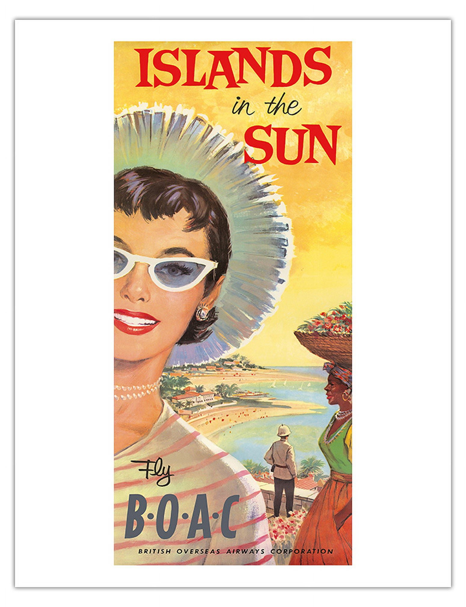 Islands in the Sun Fly BOAC (British Overseas Airways Corporation