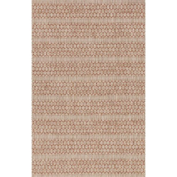 Loloi Isle 2'2" x 3'9" Rug in Beige and Rust