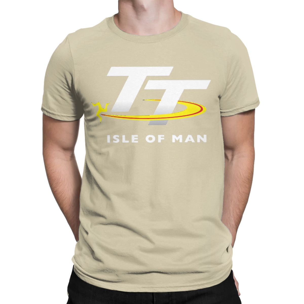 Isle Of Man TT Races Racing Motorbike Men T Shirt Vintage Casual Tees