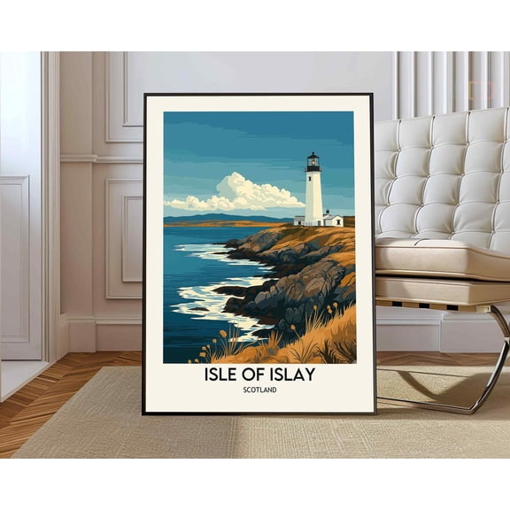 Isle of Islay Scotland Scottish Landscape Wall Art Travel Decor Unframed Paper Print