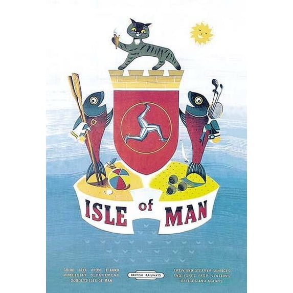 Isle of Man Museum quality giclee print canvas wrap(20" x 30")