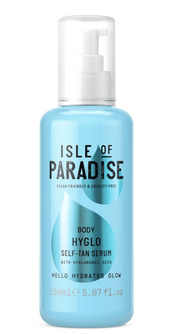 Isle of Paradise Hyglo Body Serum, Hyaluronic Acid SelfTan, Moisture