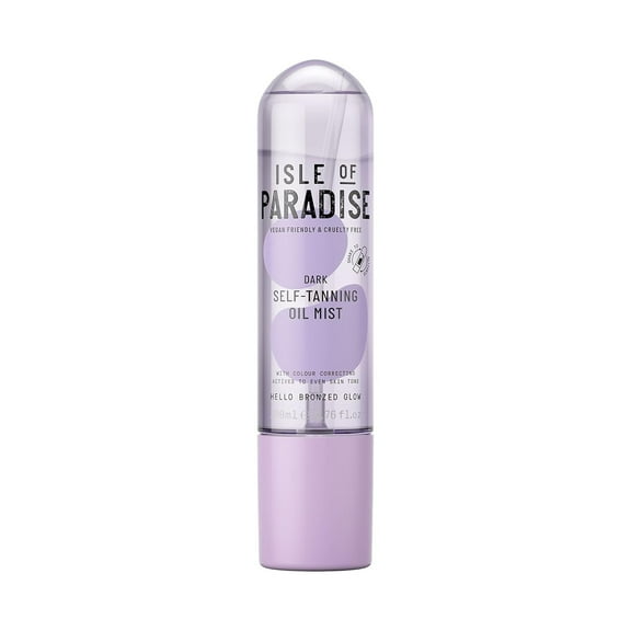 Isle of Paradise Self Tanning Oil Mist - Color Correcting Self Tan Spray, Vegan, Cruelty Free, 6.76 Fl Oz