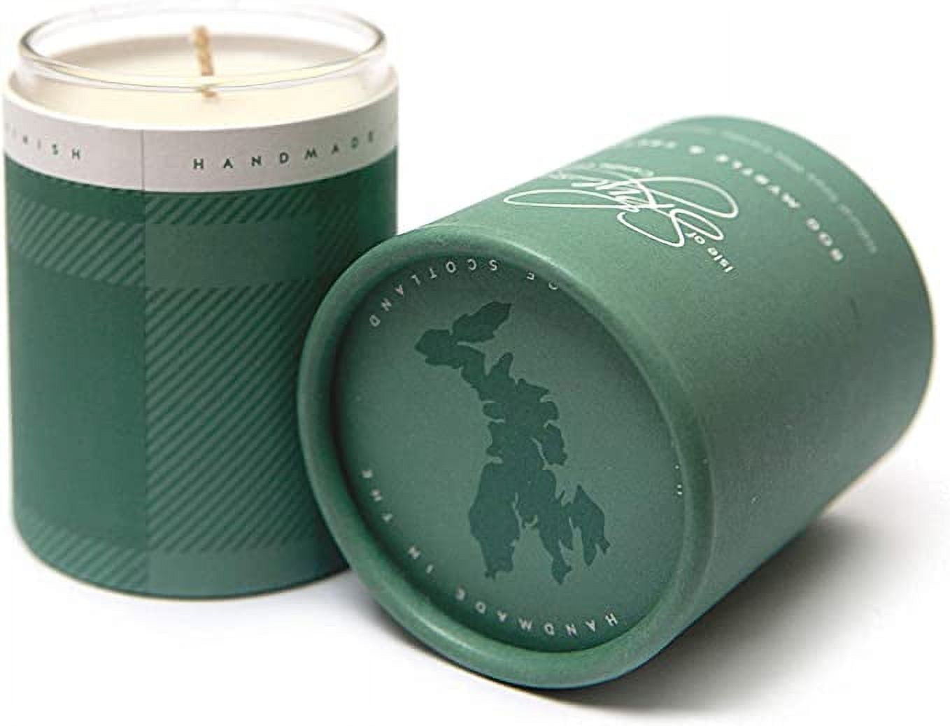 Isle of Skye Candle Co. Bog Myrtle and Fresh Mint 100% Natural Blend of Soya Wax and Botanical Oils, 20h Candle Made in Scotland