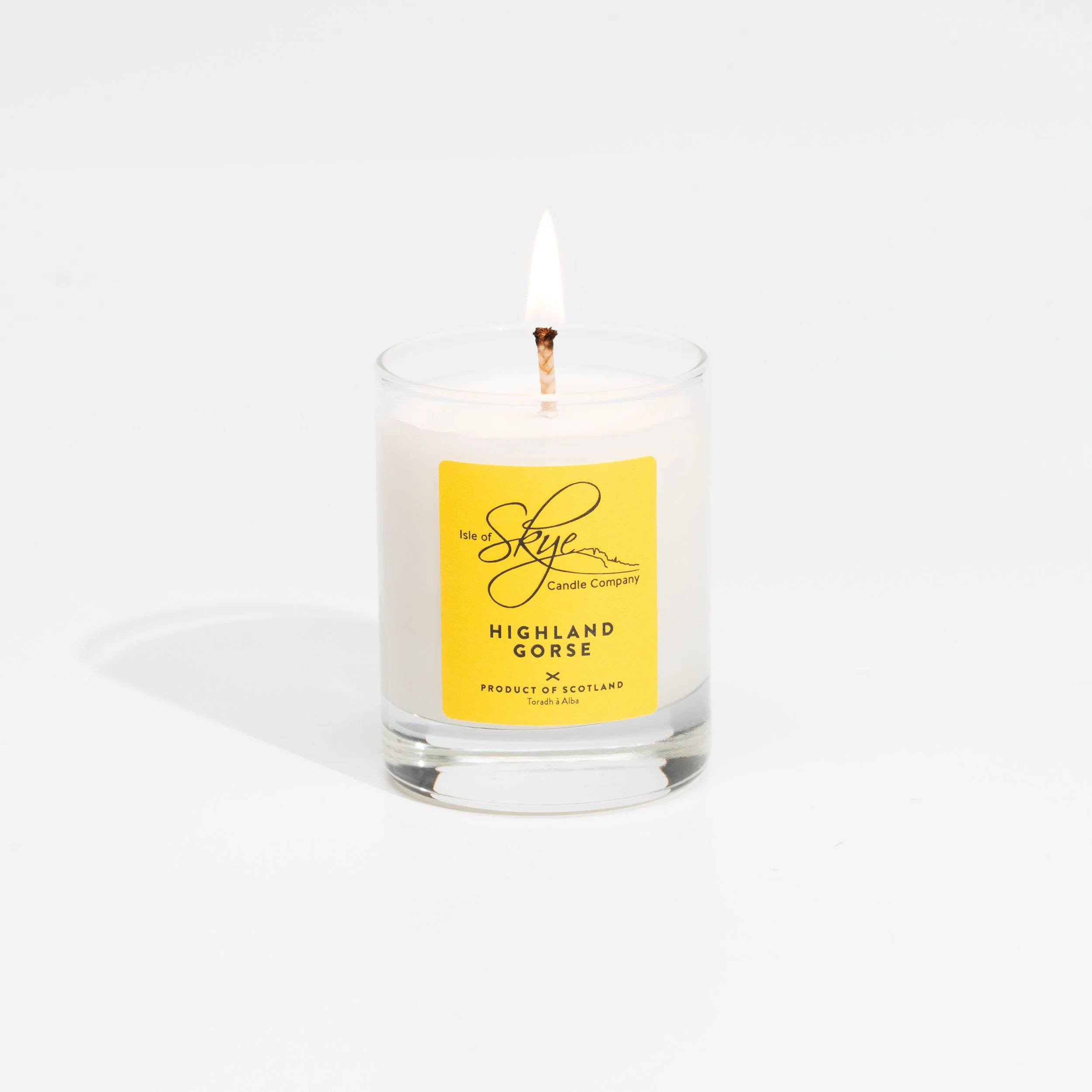 Isle of Skye Candle Co. Highland Gorse 100% Natural Blend of Soya Wax and Botanical Oils, 20h Candle Made in Scotland