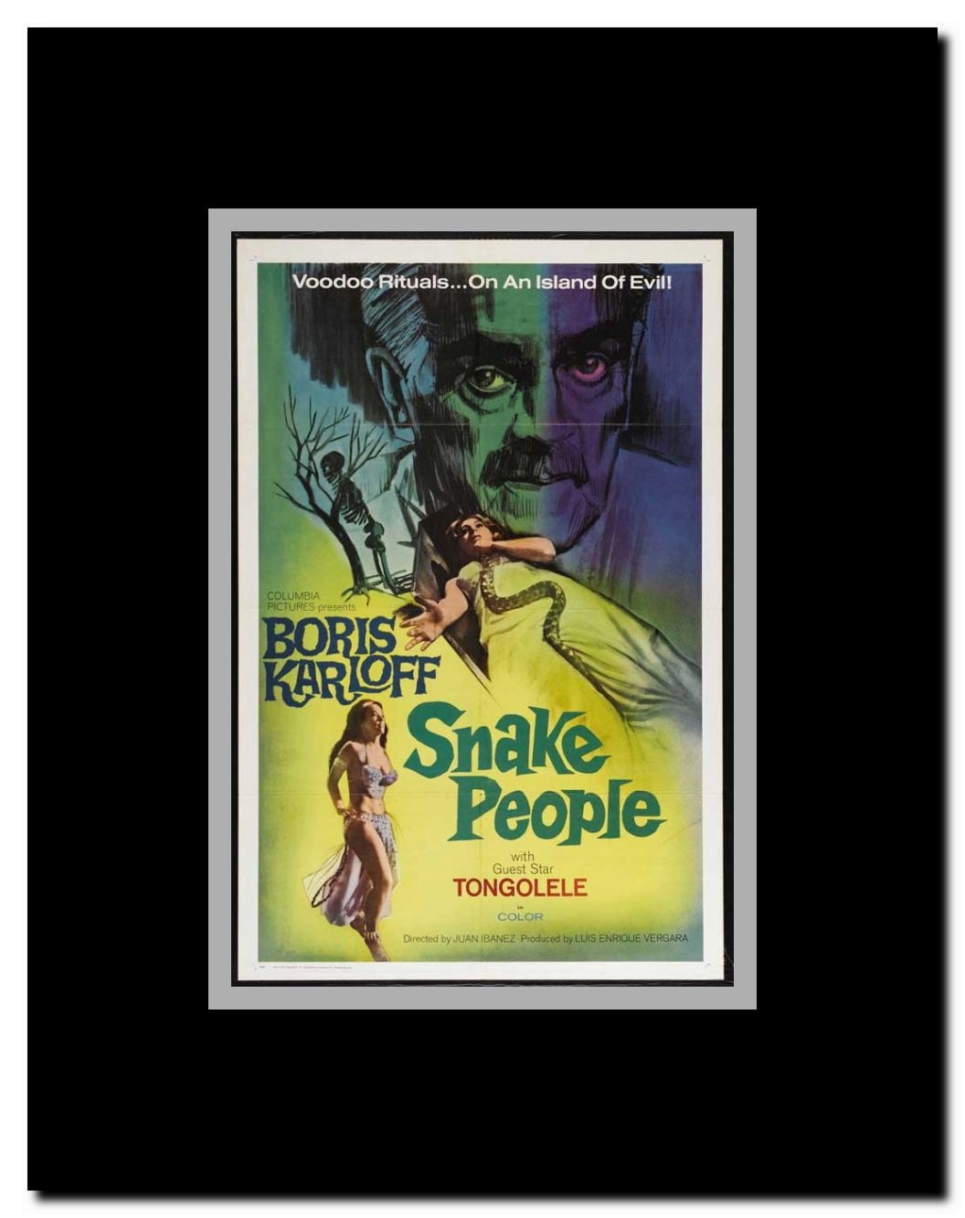 Isle of the Snake People Framed Movie Poster