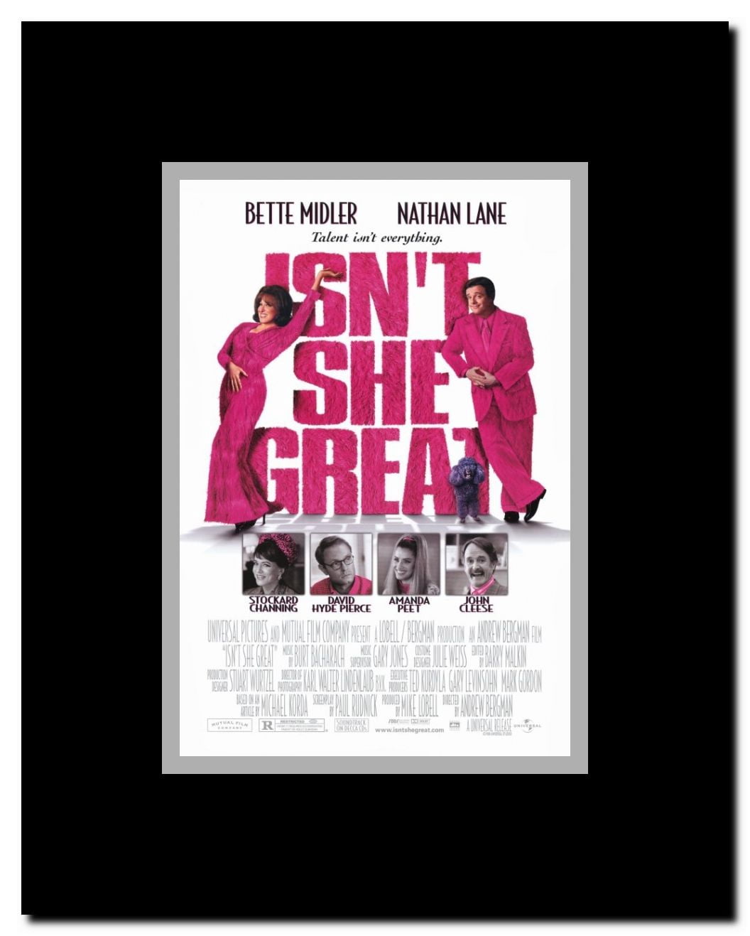 Isn't She Great Framed Movie Poster