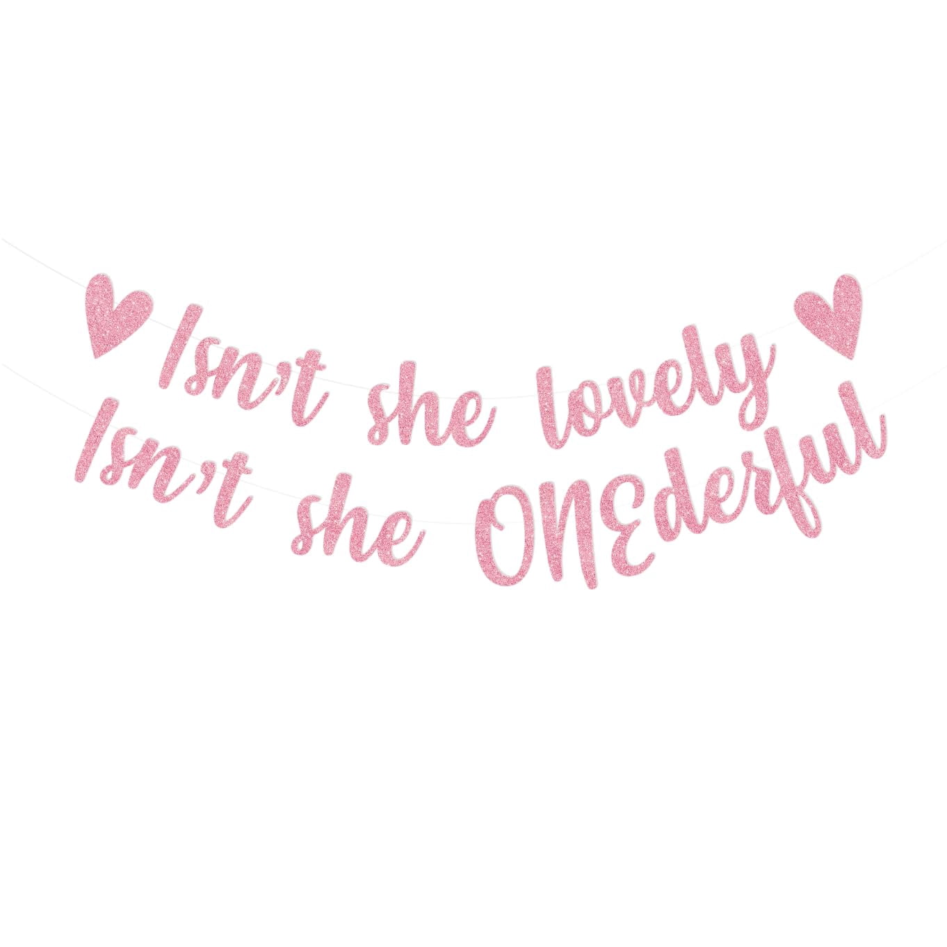 Isn't She Onederful Banner Isn't She Lovely 1st Birthday Garland Baby Girl Boho Decorazioni Di Compleanno Per Il Primo Compleanno Baby Shower Genere Rivelare Forniture Per Feste - 13