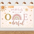thumbnail image 1 of Isn't She Lovely Isn't She Onederful Backdrop Decorations, Boho First Birthday Decorations for Girl with Backdrop Supplies, 1 of 6