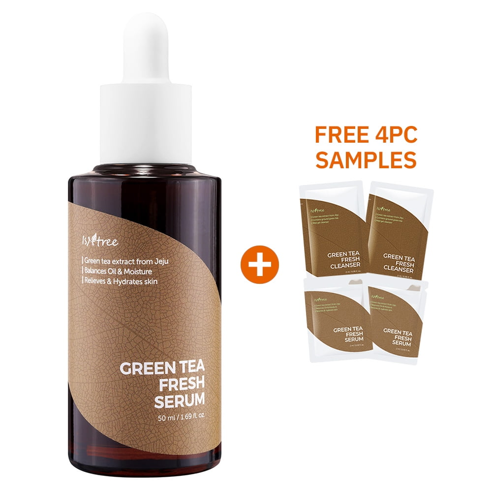 Isntree Green Tea Fresh Face Serum, 50ml / 1.69 fl. oz.