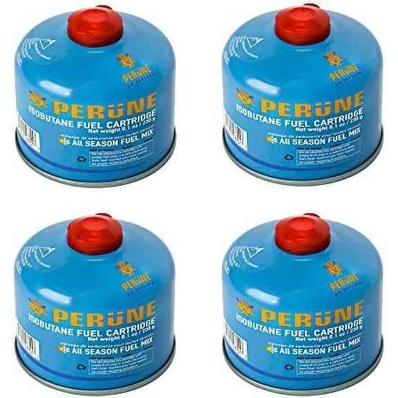 Iso-Butane Camping Fuel Gas Canister All Season Mix - 230gram (4 Pack)$$Sport & Recreation Other
