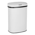 thumbnail image 1 of Iso Stainless Steel 13 Gal. Motion Sensor Automatic Trash Can, White, 1 of 12