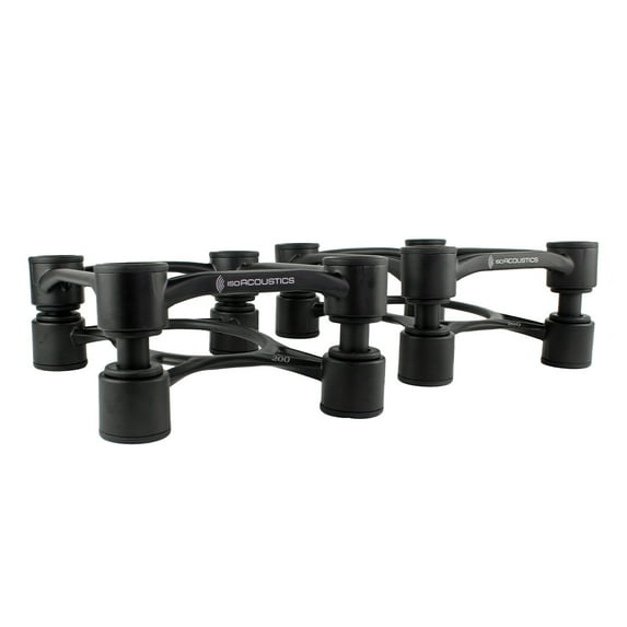 IsoAcoustics Aperta 200 Speaker Isolation Stand - Pair (Black)