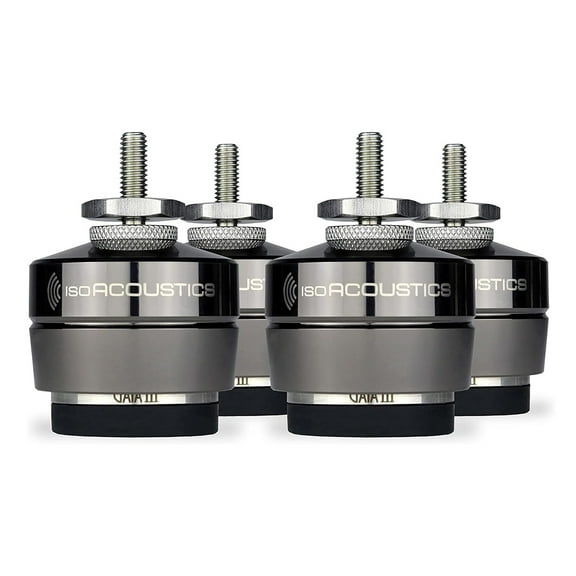 IsoAcoustics GAIA III Isolation Feet for Floorstanding Speakers and Subwoofers (4-Pack)