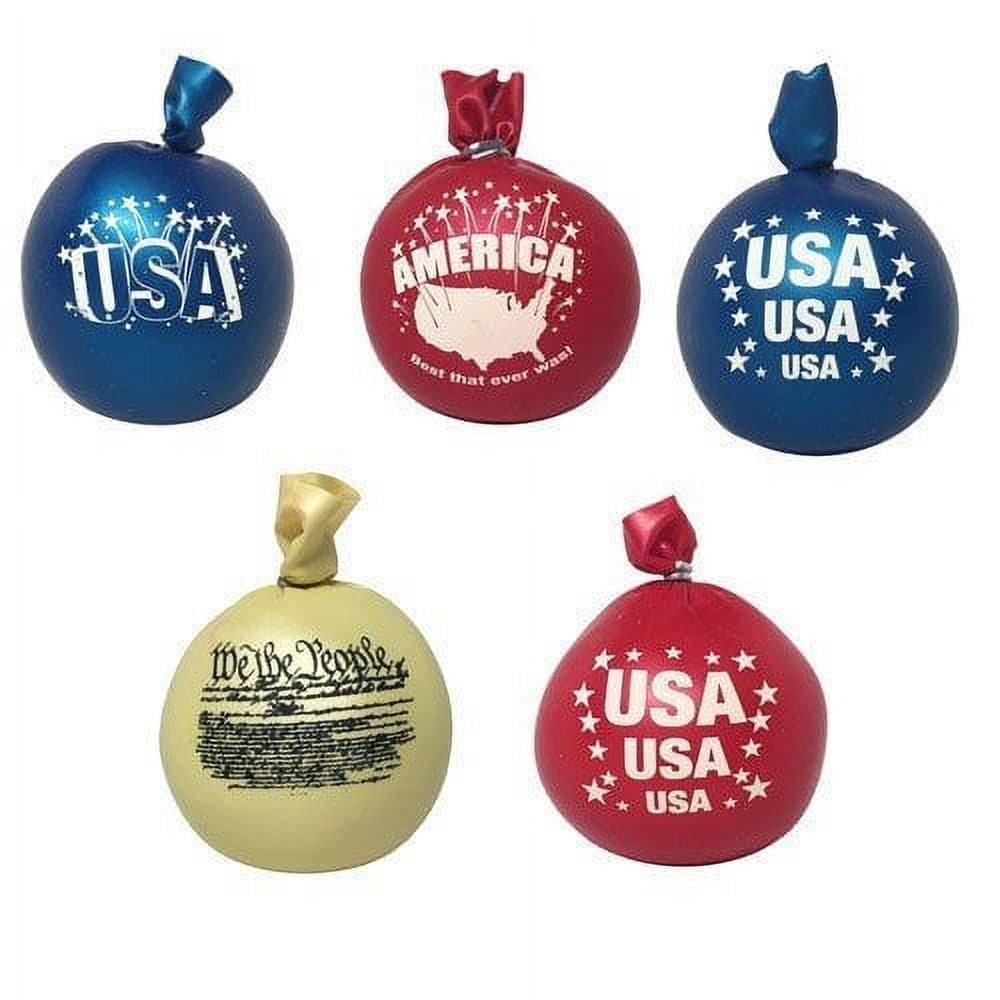 IsoFlex American Stress Ball Hand Massager in Assorted Designs & Colors 6 Pieces