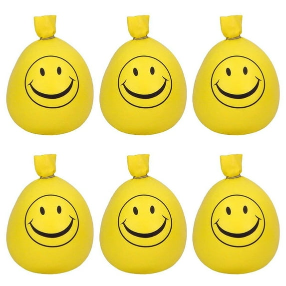IsoFlex Smiley Stress Ball Hand Massager 6 Pieces