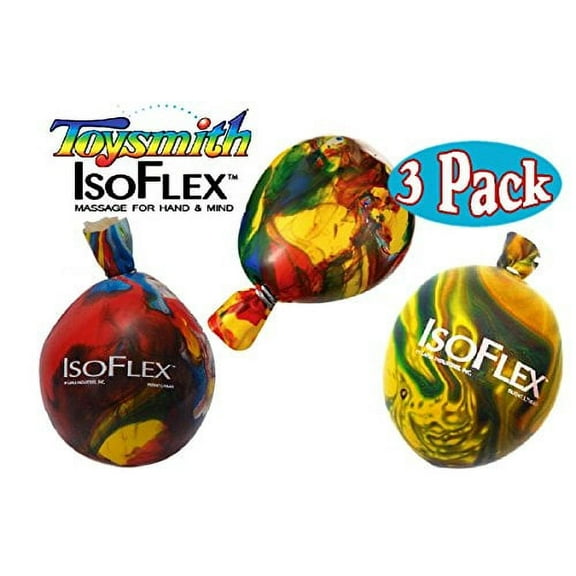 IsoFlex Stress Balls Assorted Bundle - 3 Pack