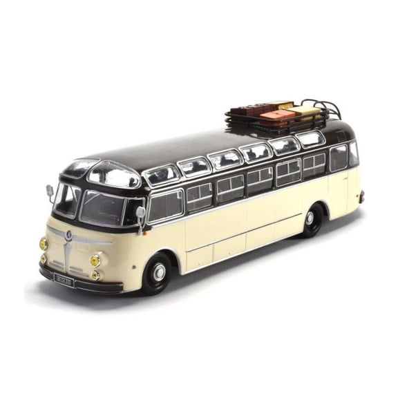 Isobloc 648 DP (1955) 1:43 scale Diecast Model in Black and Cream by Ex Mag