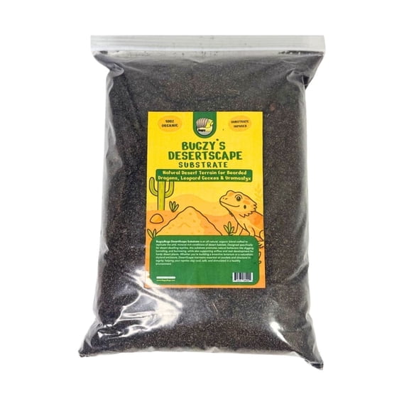 BugzyBugs Isocare Premium DesertScape Substrate All Natural Soil Bedding & Bioactive Vivarium Mix, 4 Quart