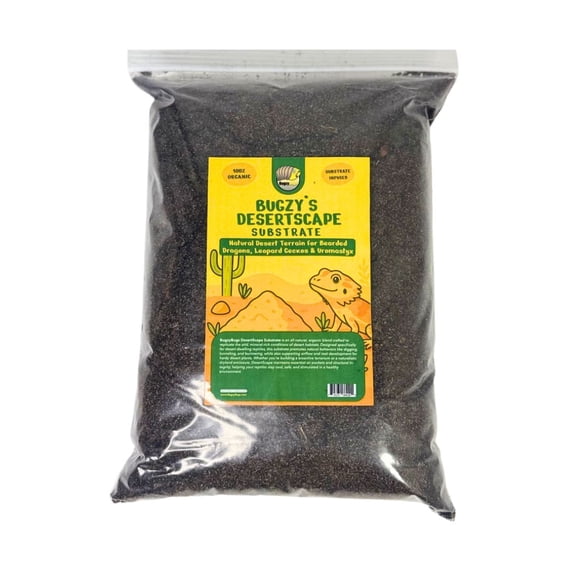 Isocare Premium DesertScape Substrate All Natural Soil Bedding & Bioactive Vivarium Mix (4 Quart)