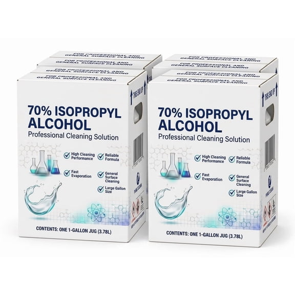Isocrest 70% Isopropyl Alcohol (IPA), 4 Gallons - Electronics, Tool and Surface Prep Solvent