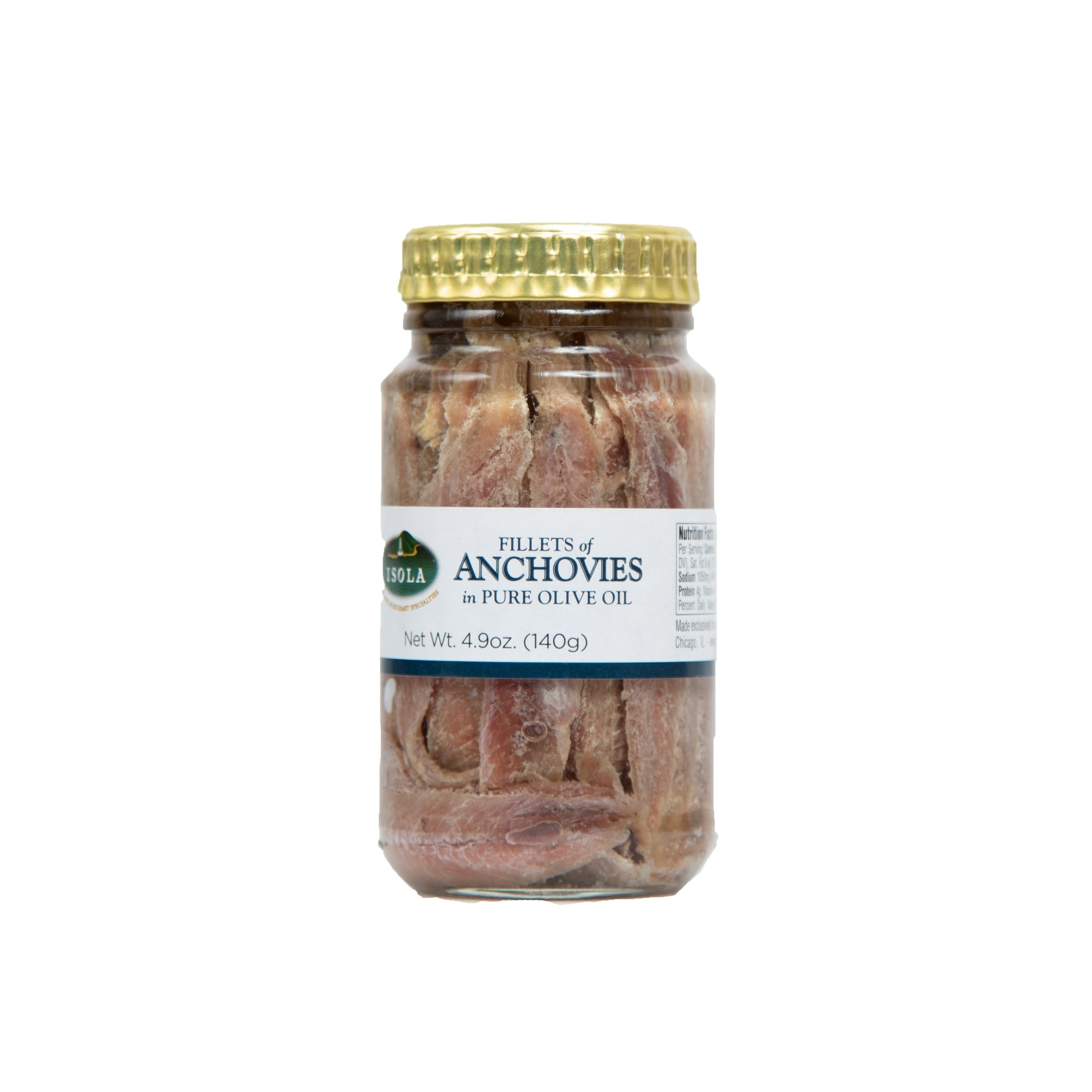 Isola Italian Premium Fillets of Anchovies in Pure Olive Oil6 Pack