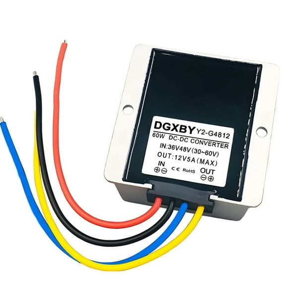 Isolated 36V48V TO 12V 5A DC Power Converter 30-60V TO 12V 5A Vehicle Equipment Buck Converter