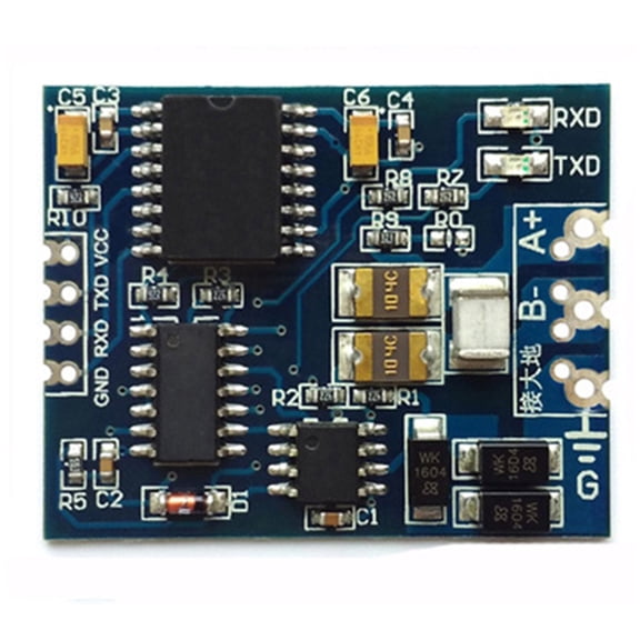 Isolated for TTL to RS485 module signal microcontroller serial port UART protection