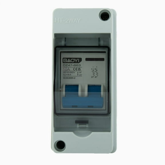 Isolation Box Circuit Breaker Circuit Protection Combiner Box DC12-240V IP65 Isolation Switch 16-120A Photovoltaic