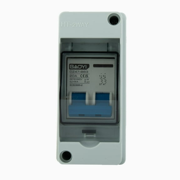 Isolation Box Circuit Breaker Circuit Protection Combiner Box Dc12-240V Ip65 Isolation Switch 16-120A Photovoltaic