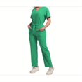 thumbnail image 1 of Isolation Gown Work Clothes Suit Nursing Oral Work Uniform Work Clothes Pants and Clothes Pure Colour, 1 of 7