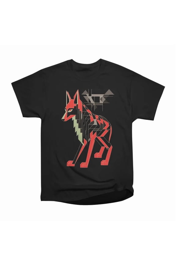 Isometric Retro Wolf T-Shirt Tee Gift For Him Merch For Her Apparel For Friend