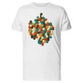 thumbnail image 1 of Isometric Squares Multiple Color T-Shirt Men -Image by Shutterstock, Male 3X-Large, 1 of 4