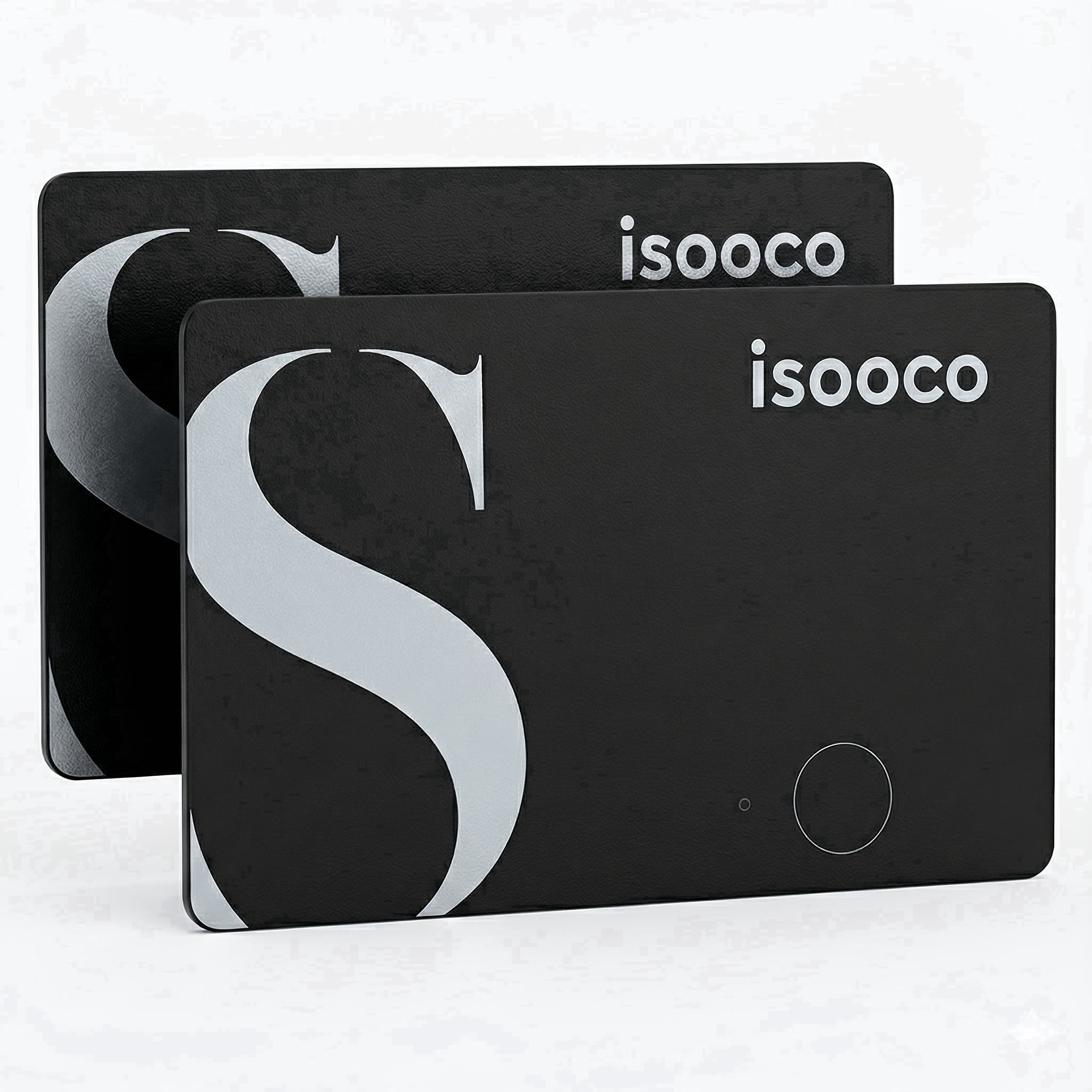 isooco Dual System Rechargeable Smart Wallet Tracking Card, Ios and ...