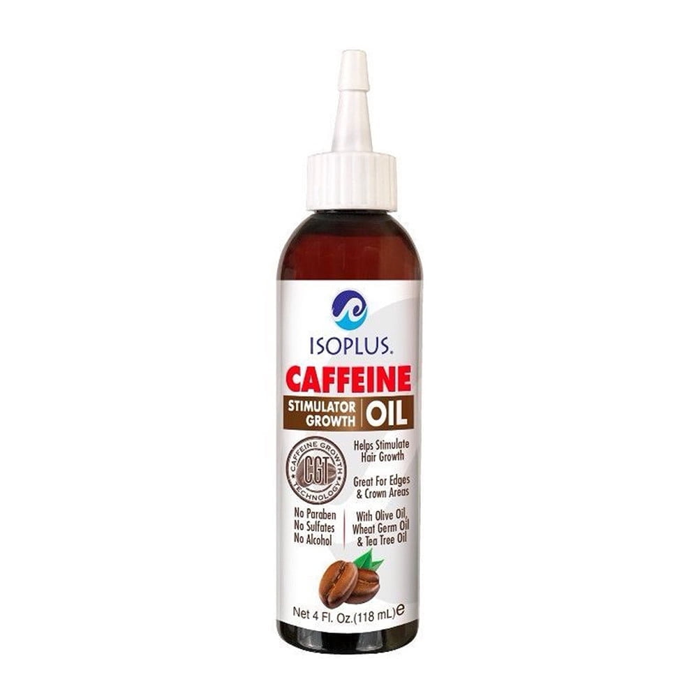 Isoplus Caffeine Stimulator Growth Oil, 4 Oz, 3 Pack