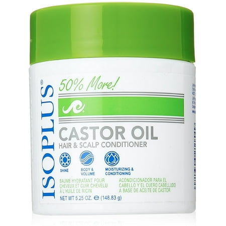 Isoplus Castor Oil Hair & Scalp Conditioner, 5.25 oz