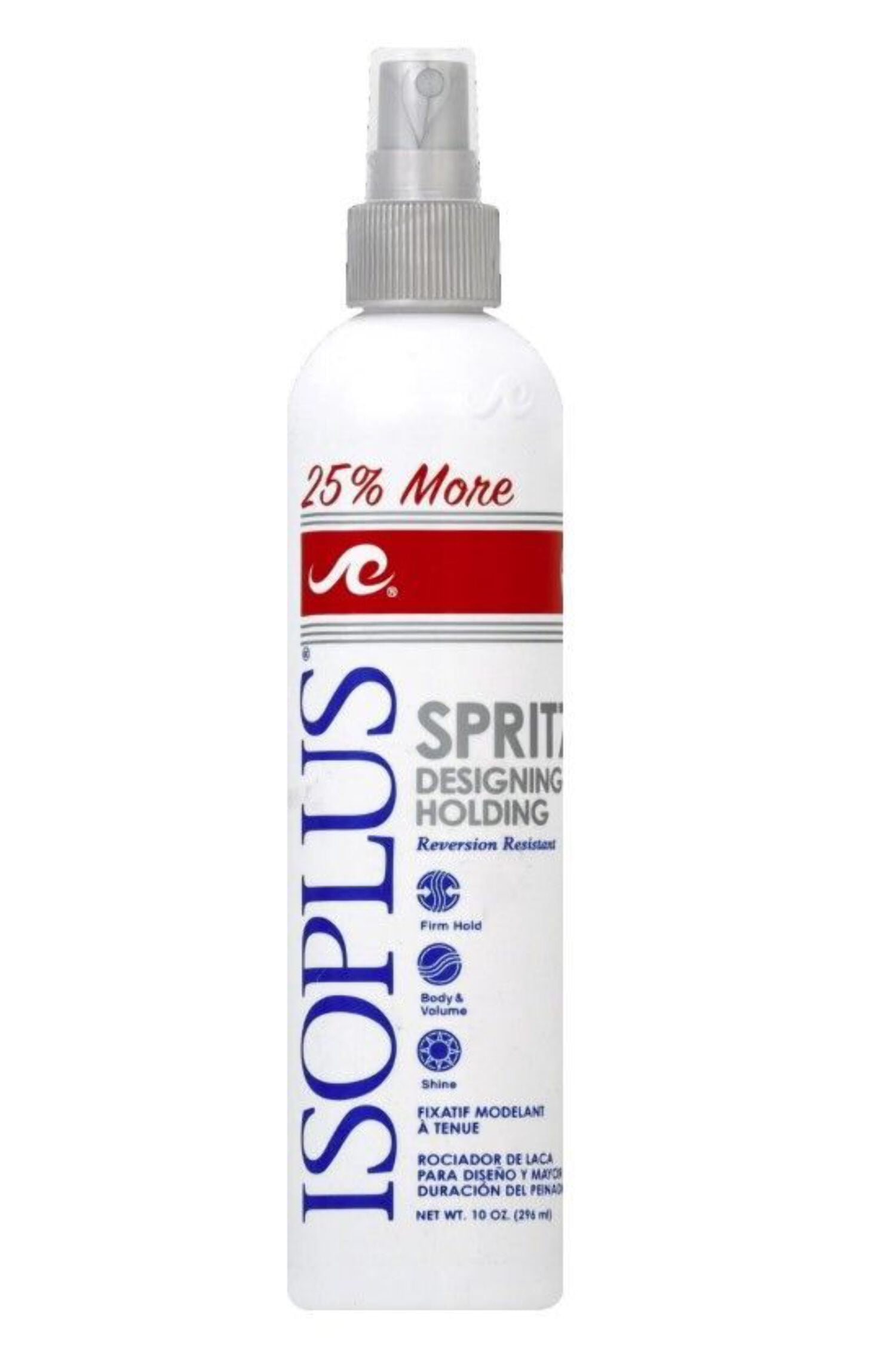 Isoplus Fast Drying Designing & Holding Hair Spritz, Adds Volume