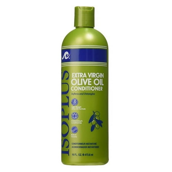 Isoplus Extra Virgin Oilive Oil Hair Conditioner, 16 Oz, 2 Pack