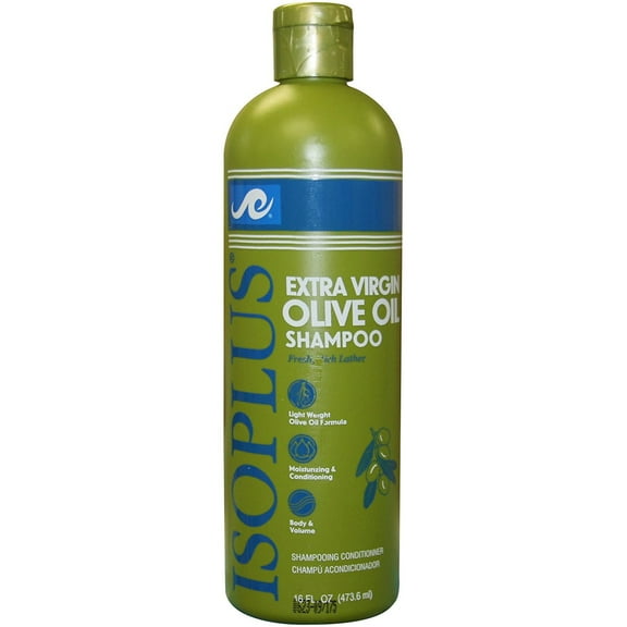 Isoplus Extra Virgin Oilive Oil Shampoo 16 Oz.,Pack of 12