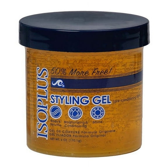 Isoplus Hair Styling Gel, Pre Conditioning Light, 6 Oz, 3 Pack