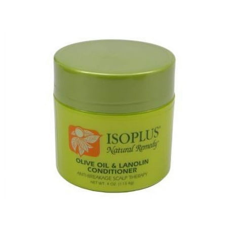 Isoplus Natural Remedy Olive Oil & Lanolin Contitioner, 4 oz