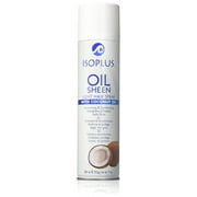 Isoplus Oil Sheen Light Hair Spray with Coconut Oil, 9 Oz.